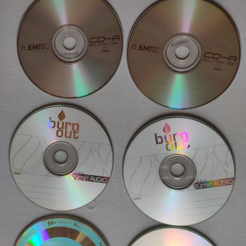 Set of 7 blank CDs and 1 bonus CD like new with case