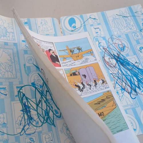 Tintin comic used, The Sceptre of Ottokar 1983 edition issue 16