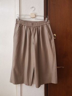 Zara women's culotte pants new, beige, size XL