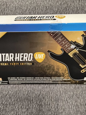Guitar Hero Live Supreme Party Edition PS4 употребяван с две китари и адаптери