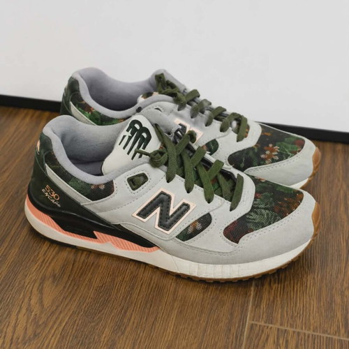 New Balance 530 EncapFloral women's leather sneakers used size 37.5 gray