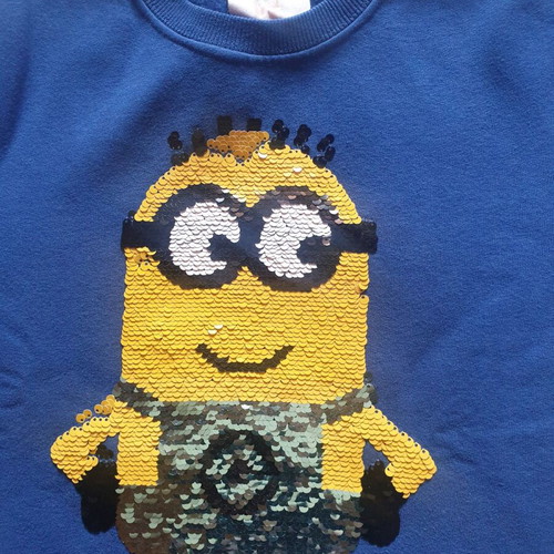 Minion kids sweatshirt like new, size 7-8 years, Fox collection
