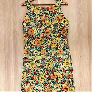Floral 70s φόρεμα - vintage
