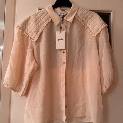 Joie Silk Shirt new, size Large, beige