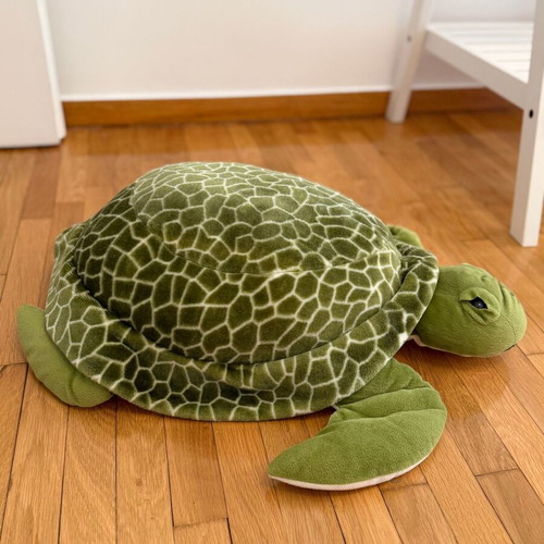 Plush turtle used decorative, dimensions 58x33x17 cm