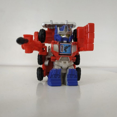 Transformers Bot Shots figures used, Optimus Prime, Megatron, Ironhide, Scourge