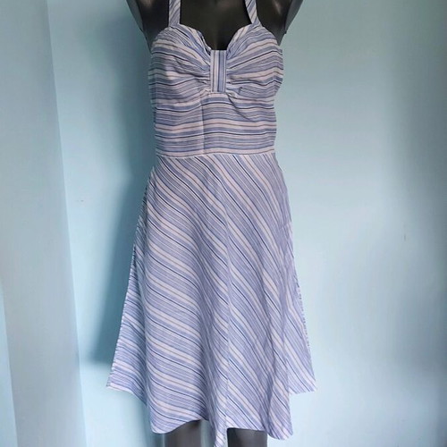 Handmade dress with bustier and open back like new