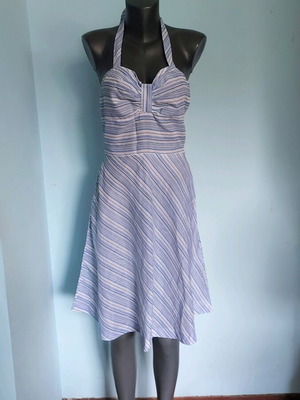 Handmade dress with bustier and open back like new