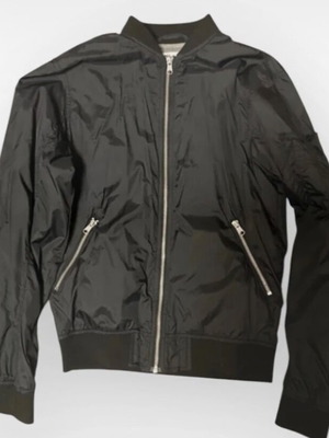Black bomber jacket H&M like new, fits XS - S