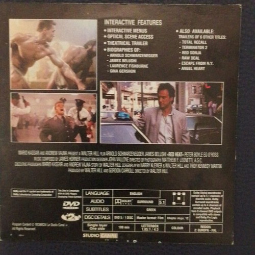 Redhead DVD like new, adventure crime with subtitles