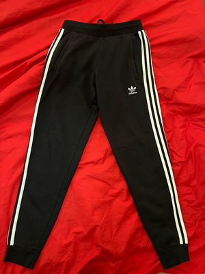 Adidas GN3458 tracksuit pants like new, black, size S