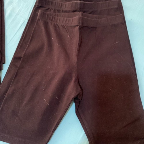 H&M black cycling leggings pack of 3 for 7-8 years like new