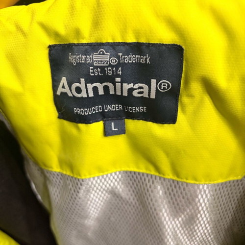 Admiral ski jacket size L like new, yellow