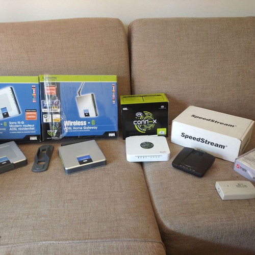 Linksys routers used, assorted pack