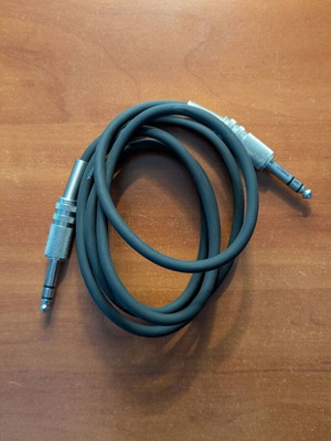 Alpha audio cable 6.3mm male to 6.3mm male used
