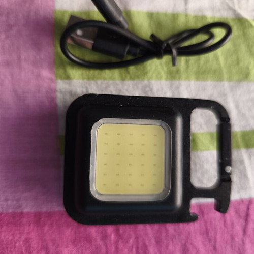 Mini LED flashlight with USB charging, 3 modes and magnet