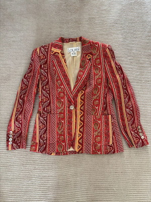 LAURÉL vintage (80s) summer blazer used with amazing details