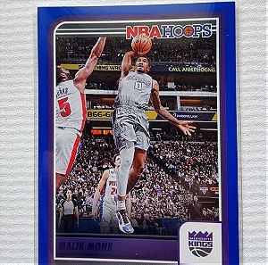 2023-24 Panini-NBA Hoops Basketball Malik Monk Blue #40