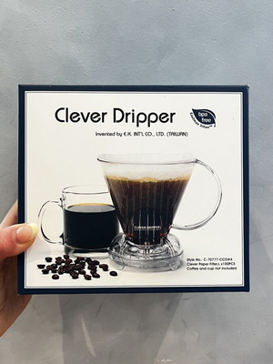 Clever Dripper new with 100 paper filters
