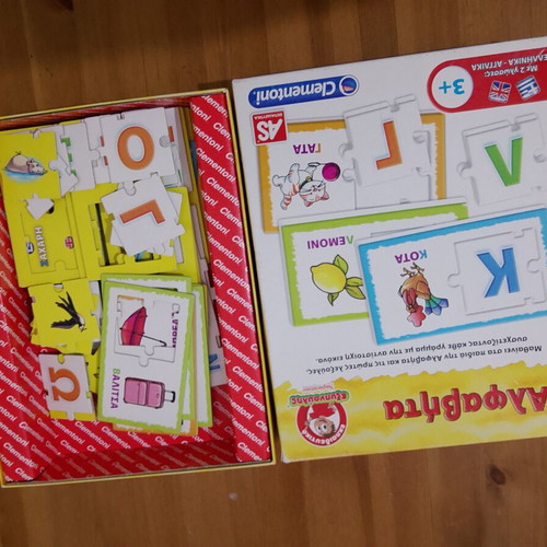 Exypnoulis Alphabet educational game by AS Company Clementoni, like new