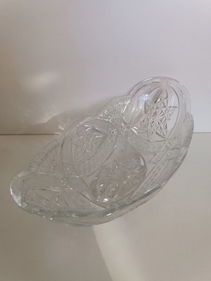 Fruit bowl with designs new, dimensions 32 x 12 x 17 cm