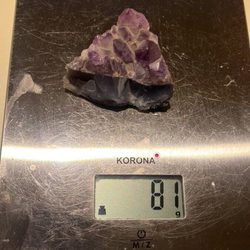 Raw amethyst small piece with vivid color