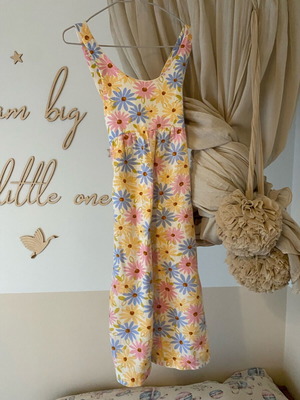 Zara summer jumpsuit like new, colorful, size 98 cm, 3 years