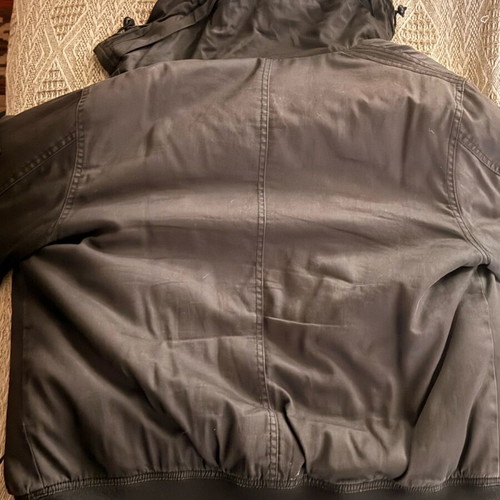 Zoo York jacket used, brown, with hidden hood