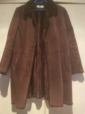 Mouton coat brown like new, size XXL