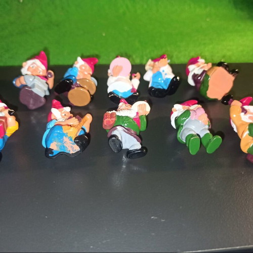 Kinder Surprise 1992 Dwarfs Professions Complete Collection 10/10 figures