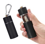 Black pocket ashtray new