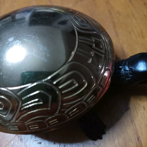 Bronze table bell like new with metallic sound