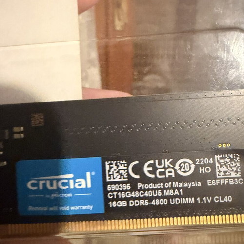 Crucial 16GB DDR5 RAM module
