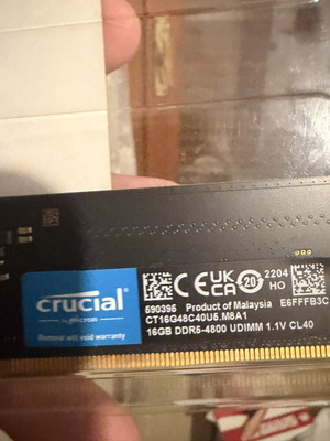 Crucial 16GB DDR5 RAM module