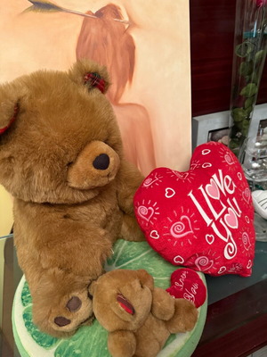 Αρκουδάκια Αγίου Βαλεντίνου με καρδιά “I Love You” σαν καινούργια