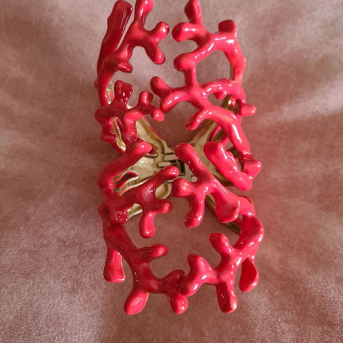 Zara coral bracelet like new