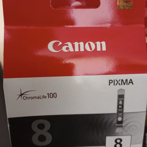Canon Pixma Genuine Ink Cartridges new, pack of 8 sealed