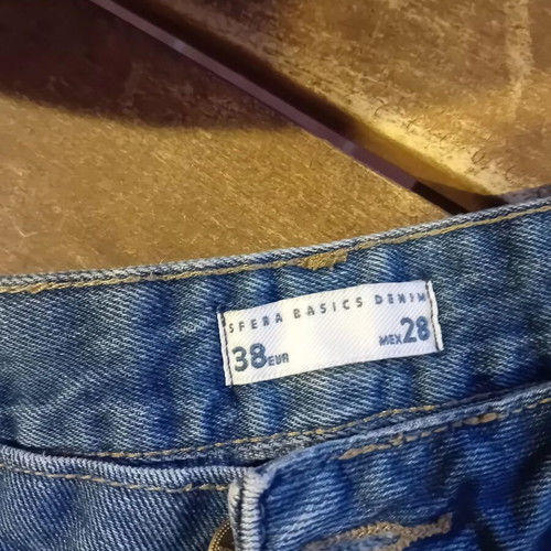 Sfera Y2K shorts like new, medium size, blue, 100% cotton