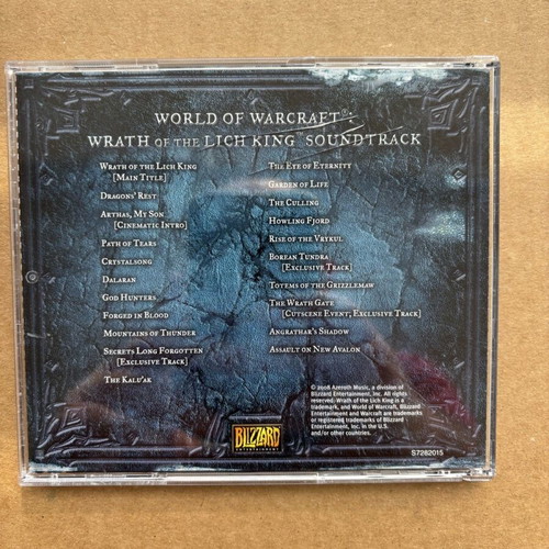 Wrath of the Lich King Official Soundtrack CD used