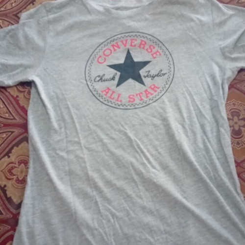 Converse gray cotton t-shirt like new, size L