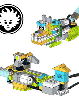 Wedo2 used, with some non-genuine Lego pieces