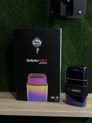 BaBylissPRO FoilFX02 double foil shaver rainbow like new