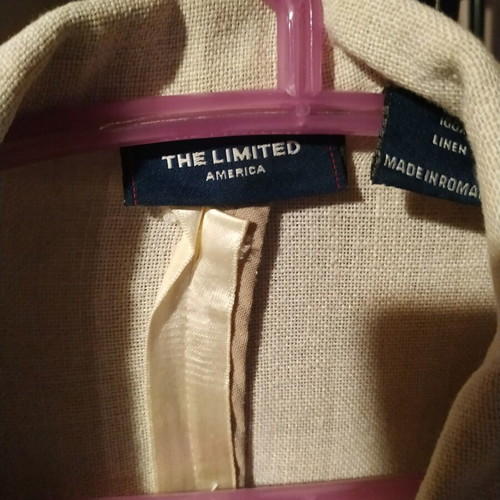 Σακάκι λινό The Limited μέγεθος Μ σαν καινούργιο μπεζ