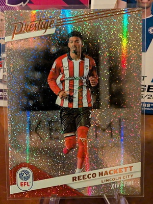 2025-26 Panini Prestige EFL Reeco Hackett Xtra Time Galaxy card like new