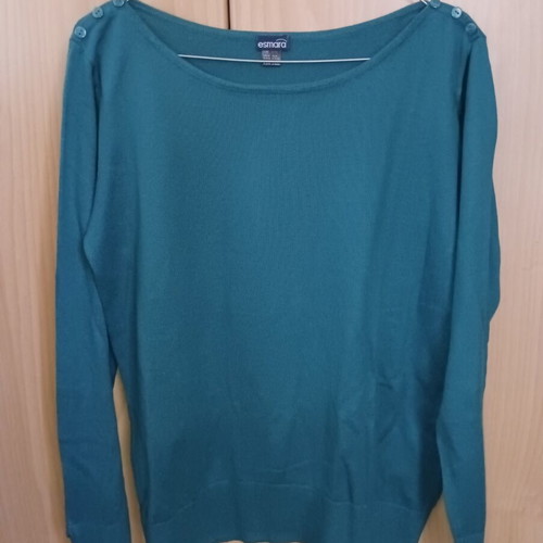 Esmara long-sleeve women's blouse size M like new, green