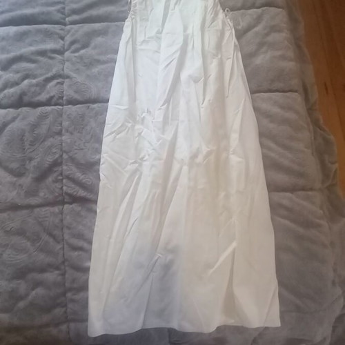 Zara women's summer white dress like new, size L