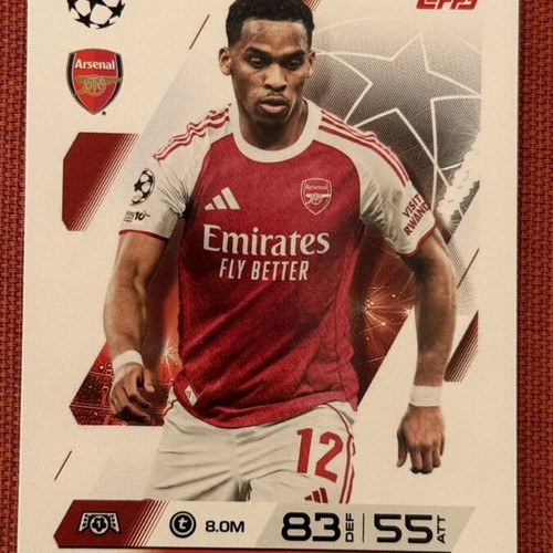 Bukayo Saka Infinity IN2 Topps Match Attax card new
