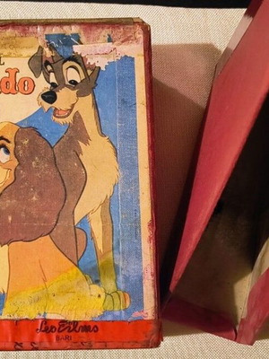 Walt Disney Lady and the Tramp Super 8 μεταχειρισμένο, ιταλικός ήχος, 3 μπομπίνες