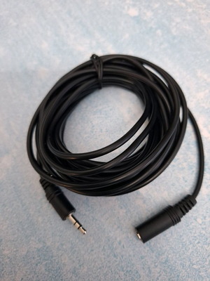 Καλώδιο επέκτασης ήχου 3.5mm jack 5 μέτρα καινούργιο