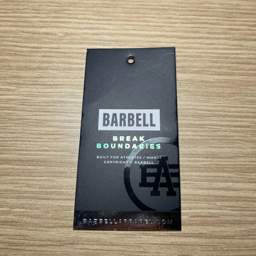 Barbell collectible tag new